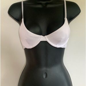 White Hollister swim top